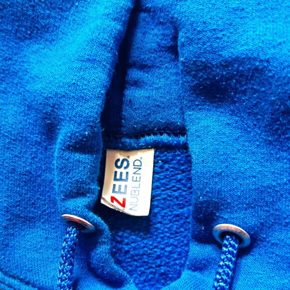 Vibrant Blue Hoodie with North Miami Beach Chargers Graphic - Size Large - Picture 2 of 13